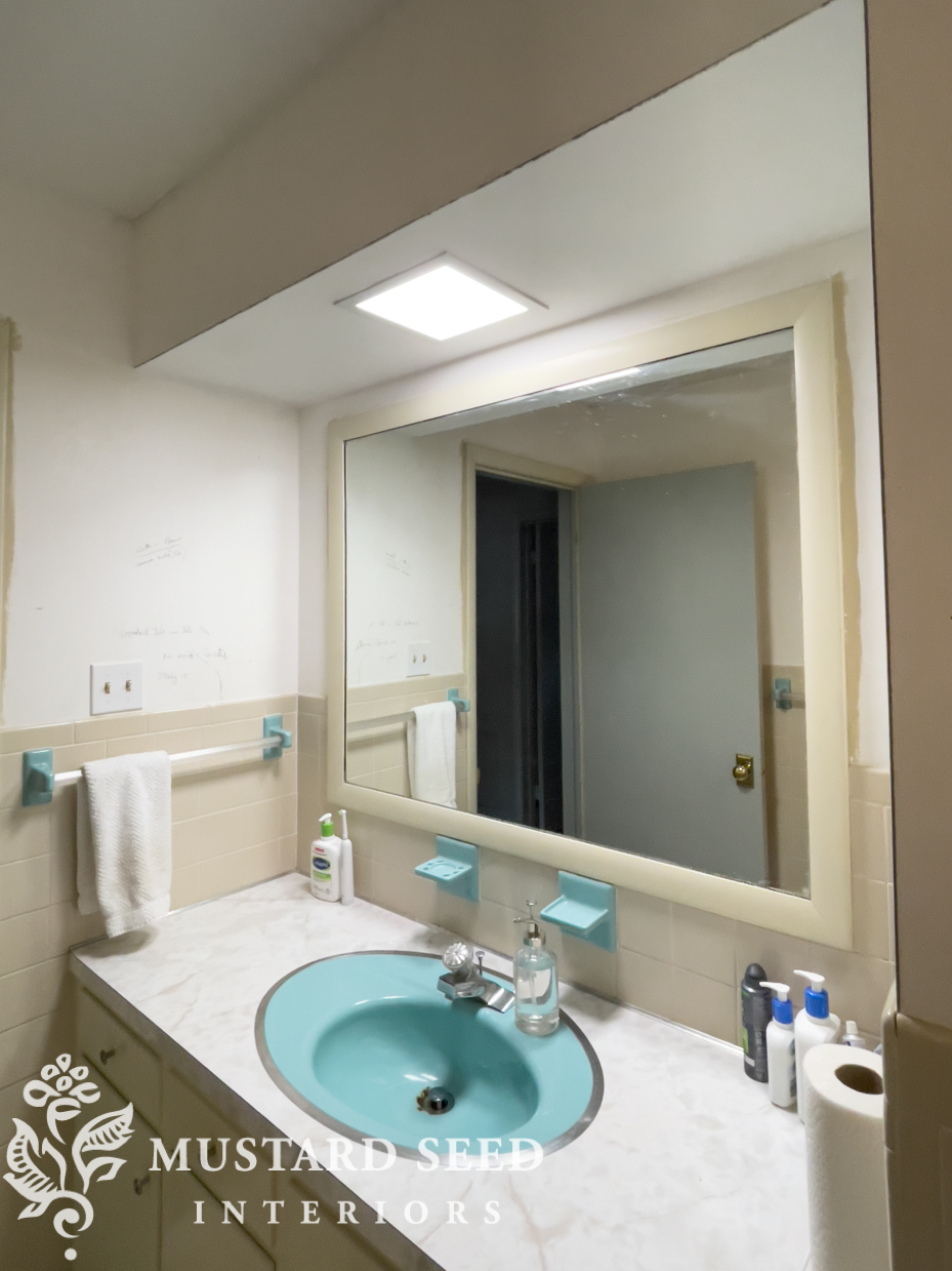 1970 bathroom ceiling makeover | miss mustard seed