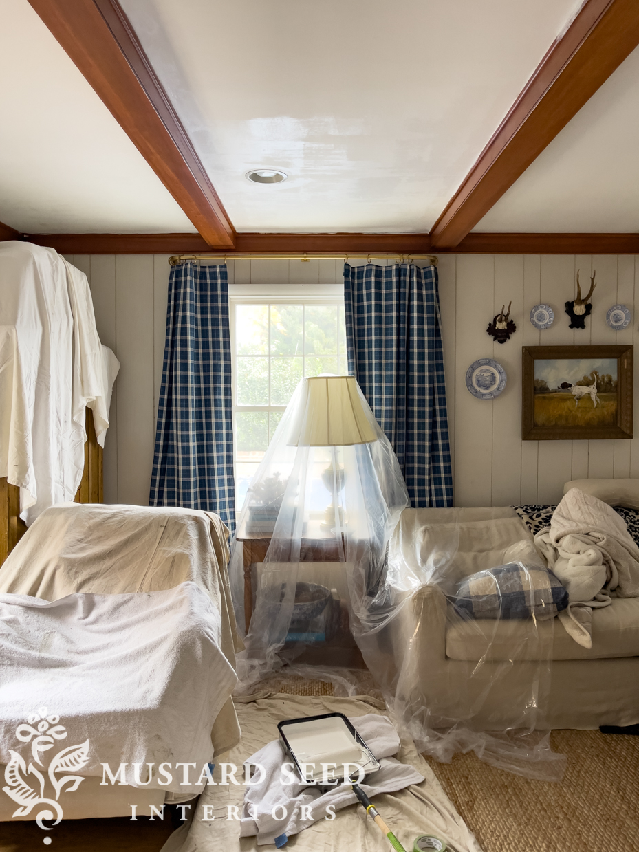 tips on painting ceilings | miss mustard seed