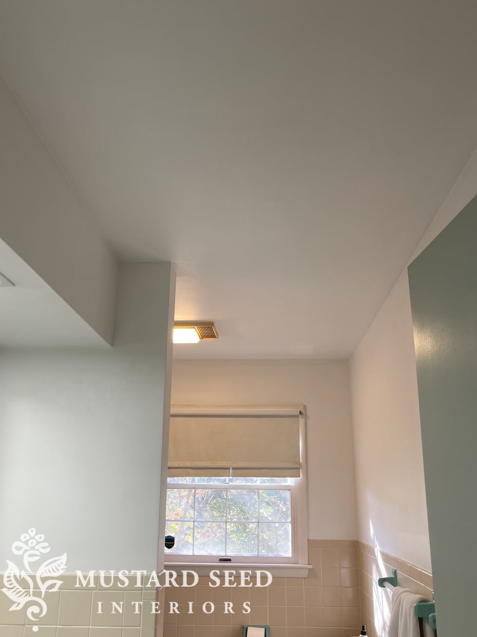 1970 bathroom ceiling makeover | miss mustard seed