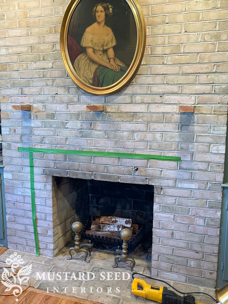 antique-style mantel diy building project | miss mustard seed