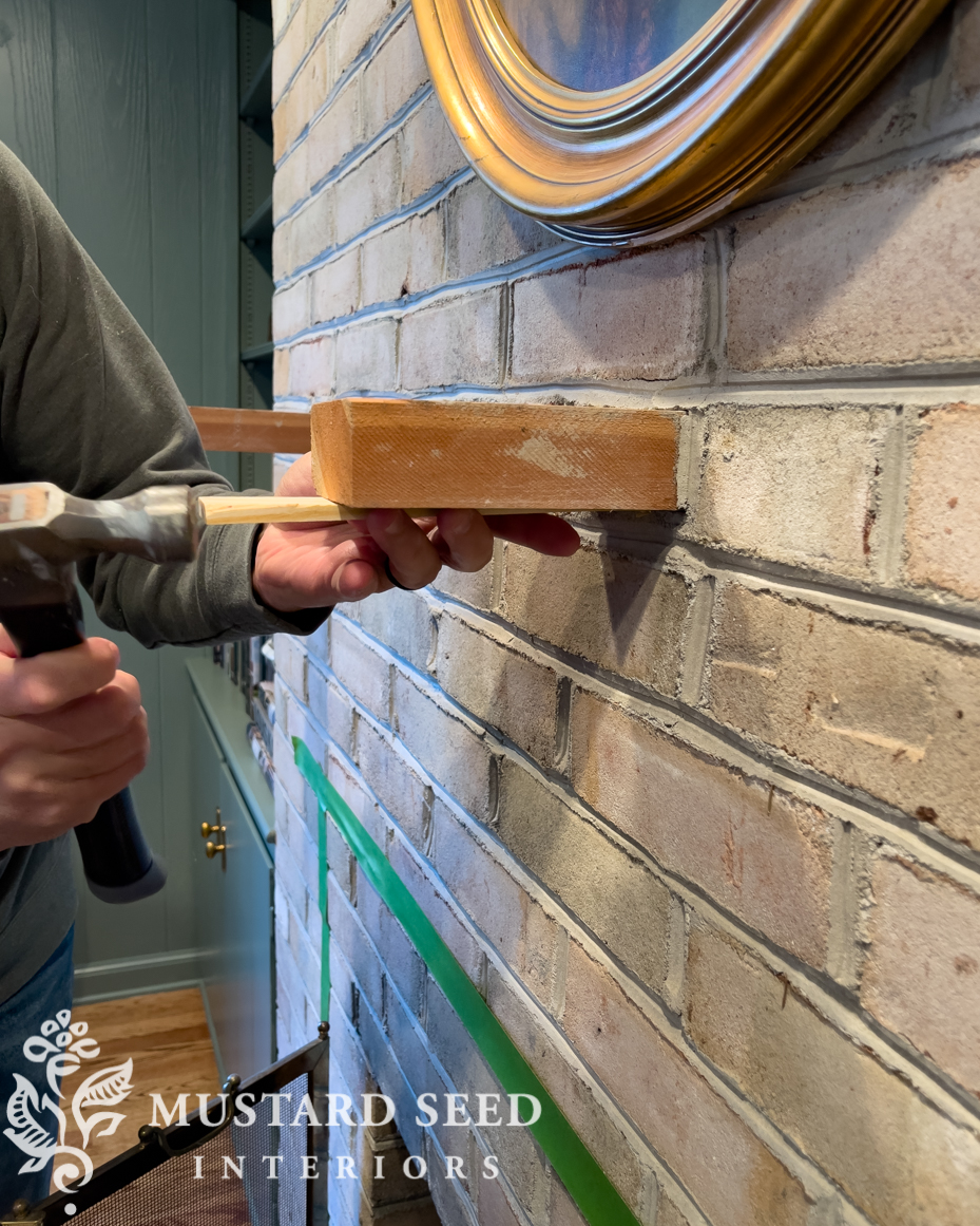 antique-style mantel diy building project | miss mustard seed