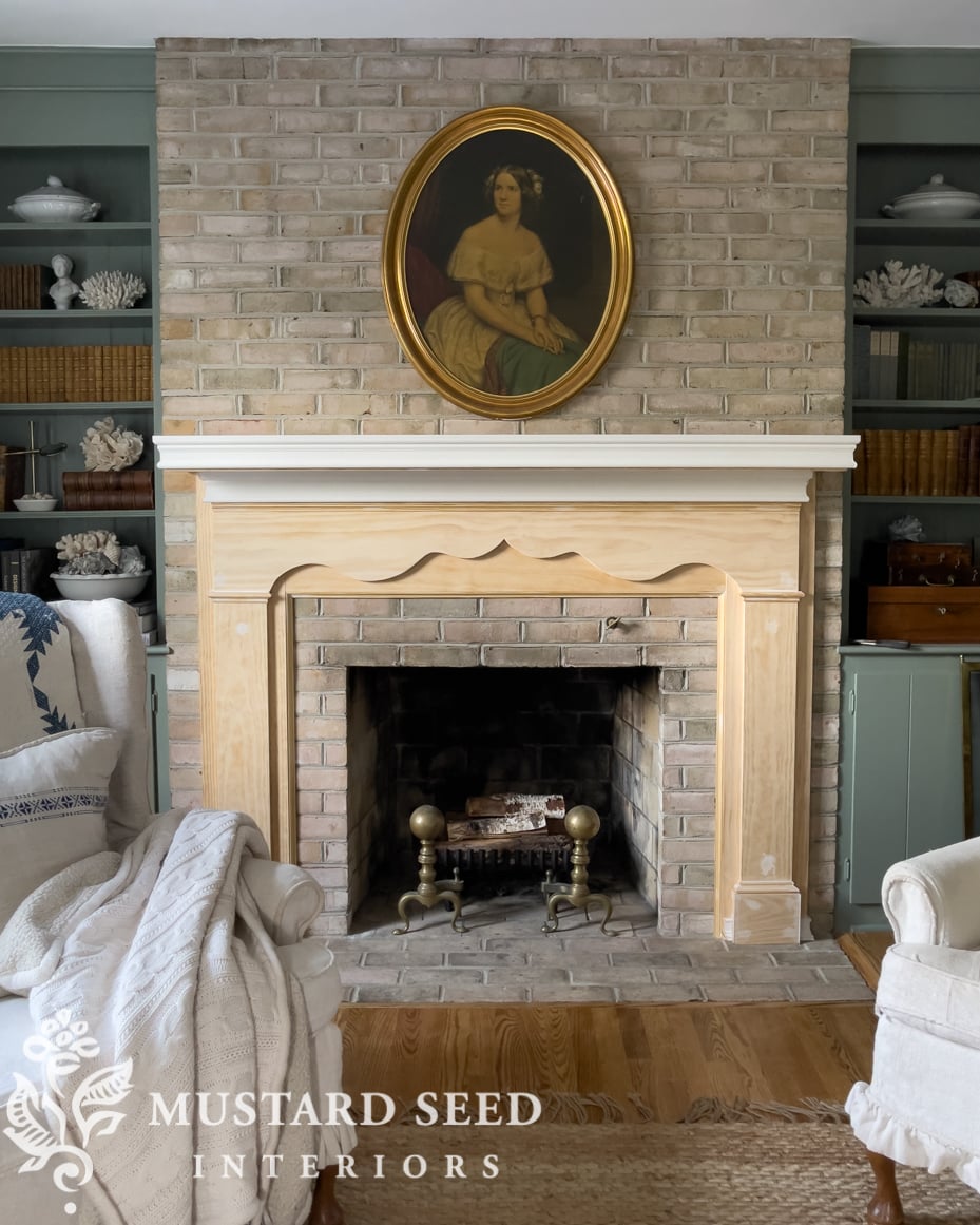 antique-style mantel diy building project | miss mustard seed