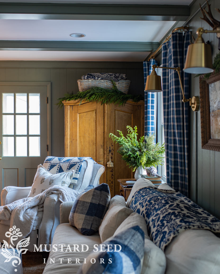 farrow & ball's card room green living room | miss mustard seed