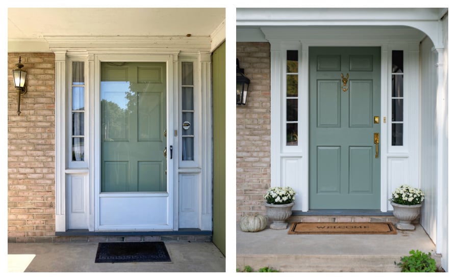 1970 home renovation | painting the exterior of the house | miss mustard seed