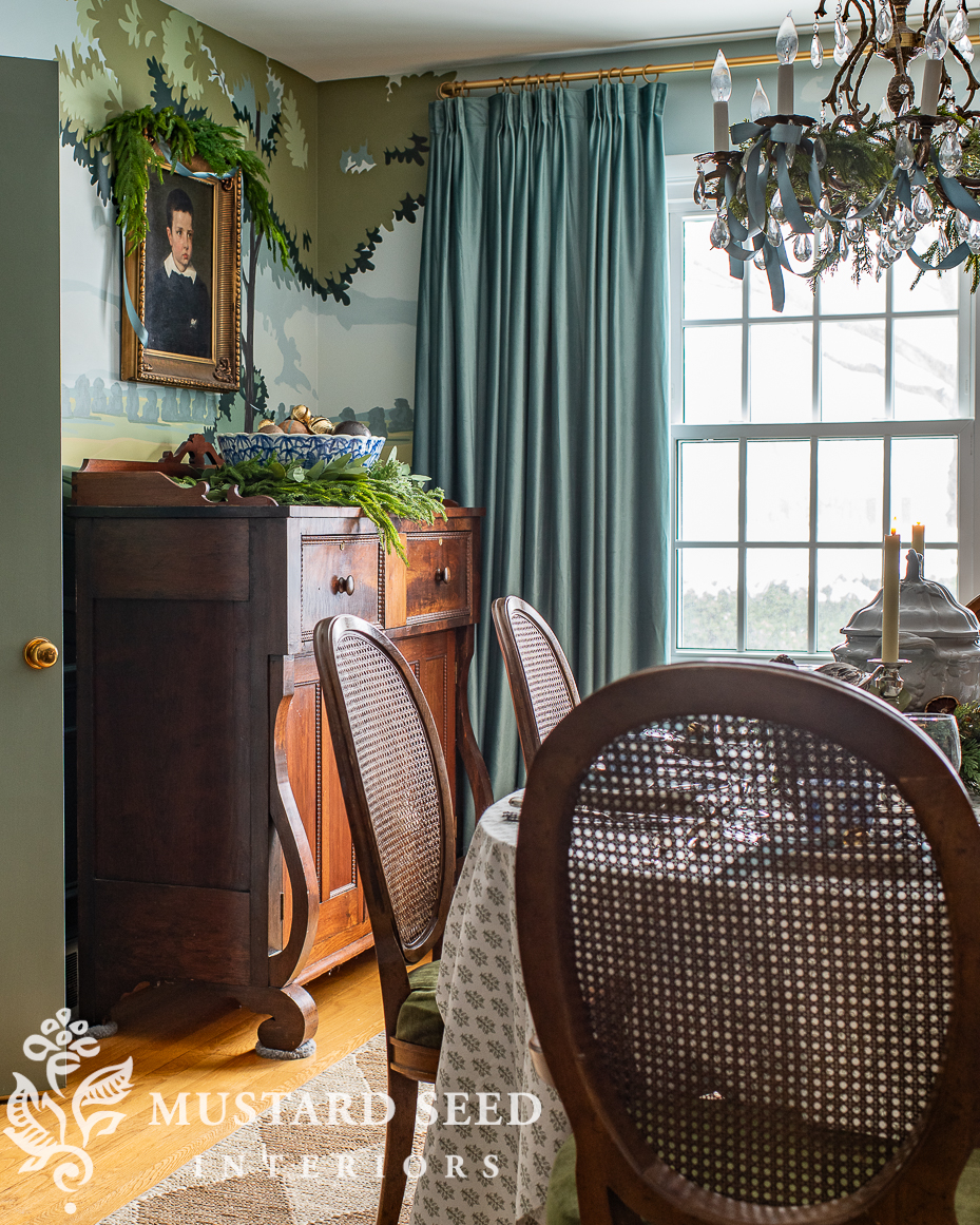 Christmas dining room | miss mustard seed