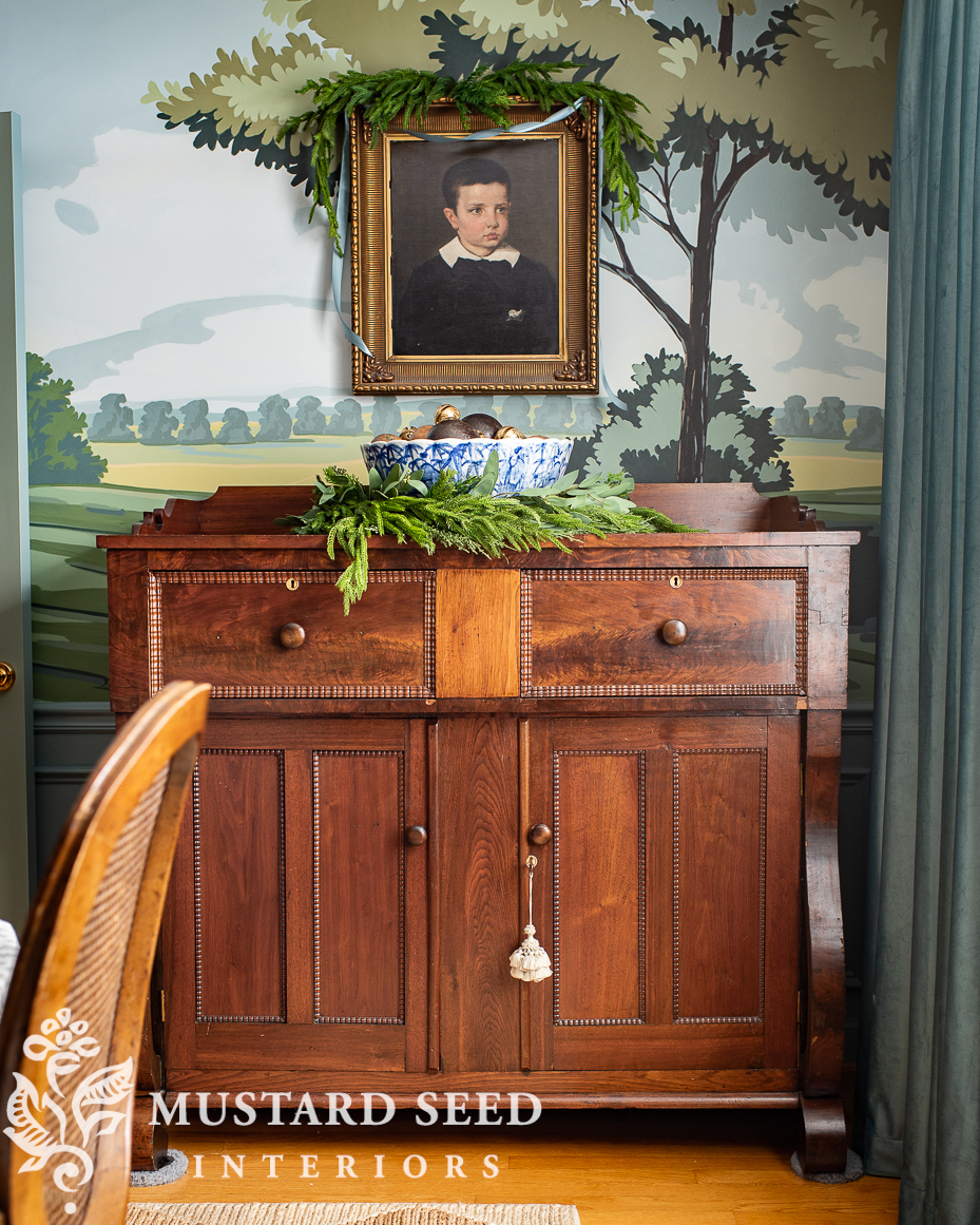 Christmas dining room | miss mustard seed