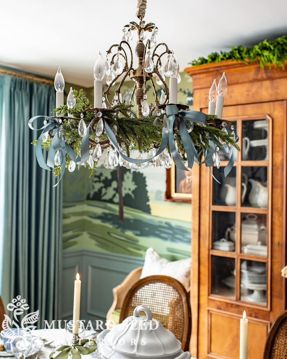 Christmas dining room | miss mustard seed