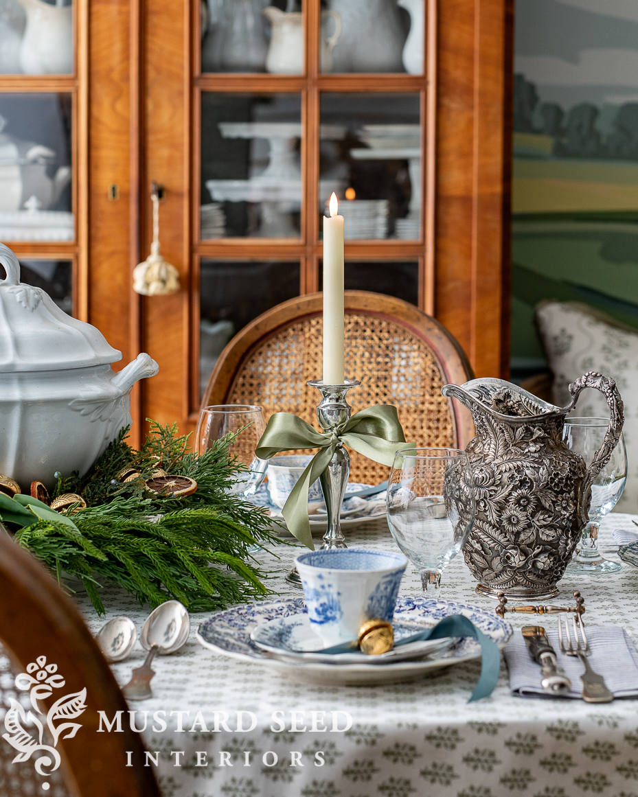 Christmas dining room | miss mustard seed