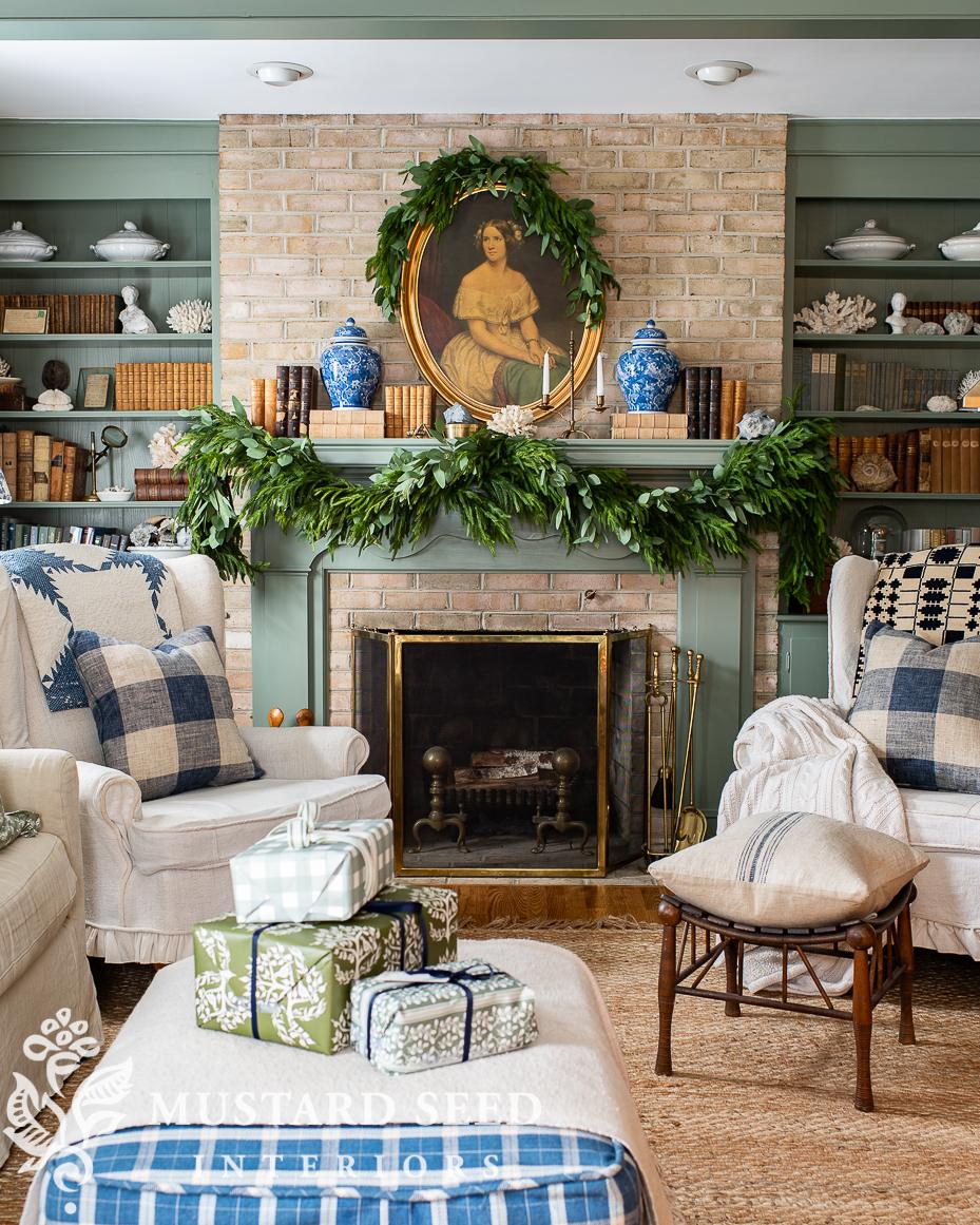 Christmas living room 2024 | miss mustard seed