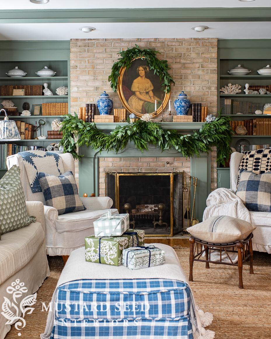 Christmas living room 2024 | miss mustard seed