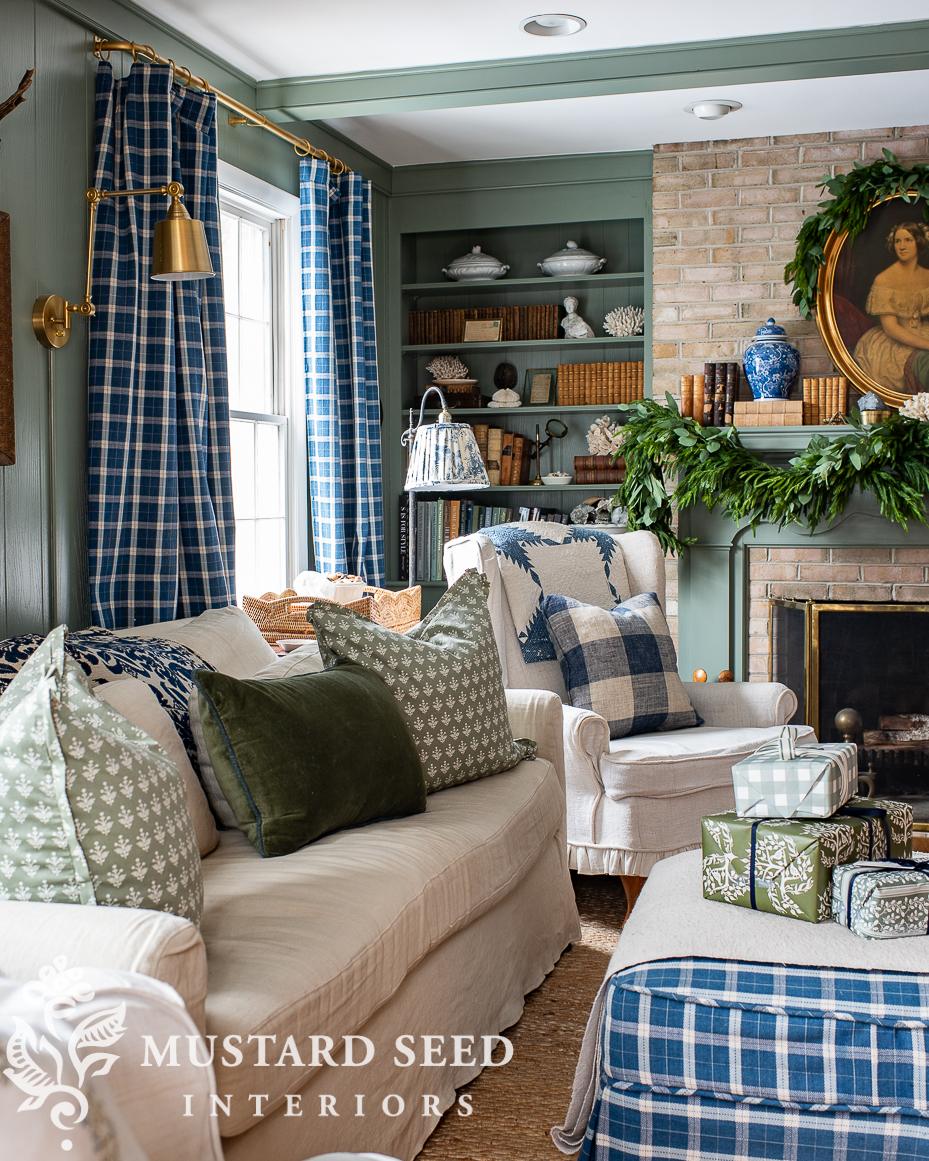 Christmas living room 2024 | miss mustard seed