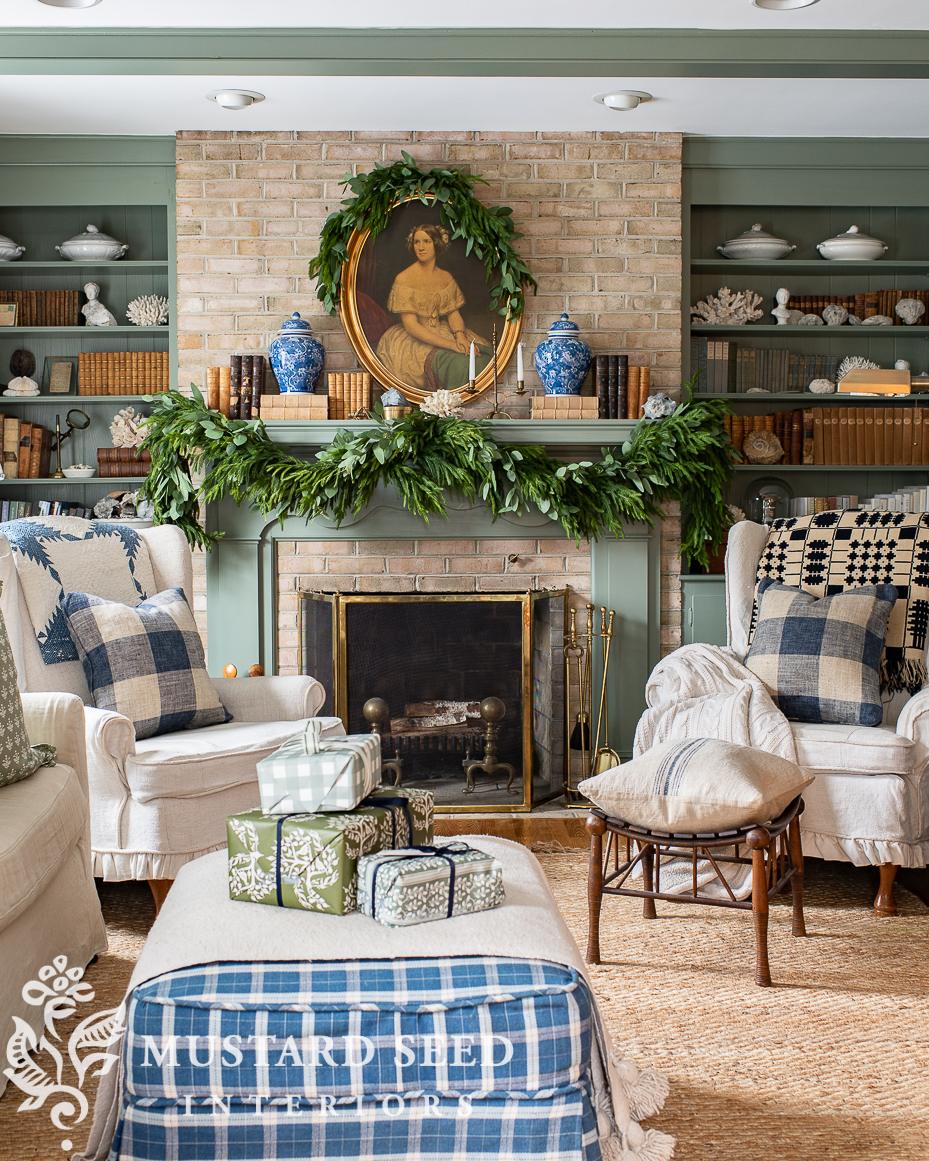 Christmas living room 2024 | miss mustard seed