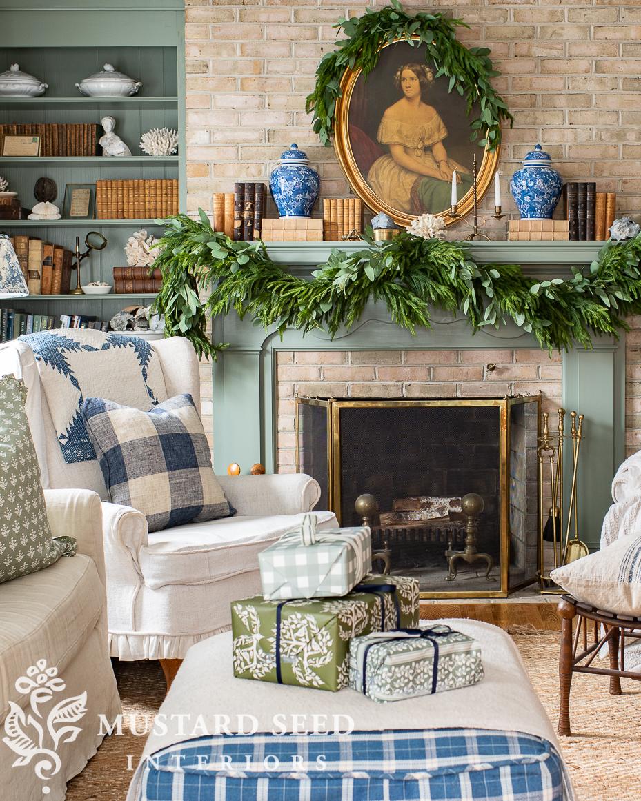 Christmas living room 2024 | miss mustard seed