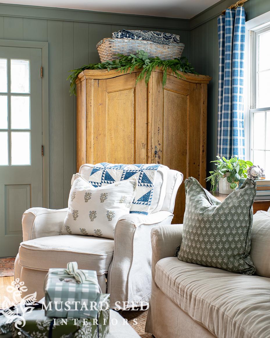 Christmas living room 2024 | miss mustard seed