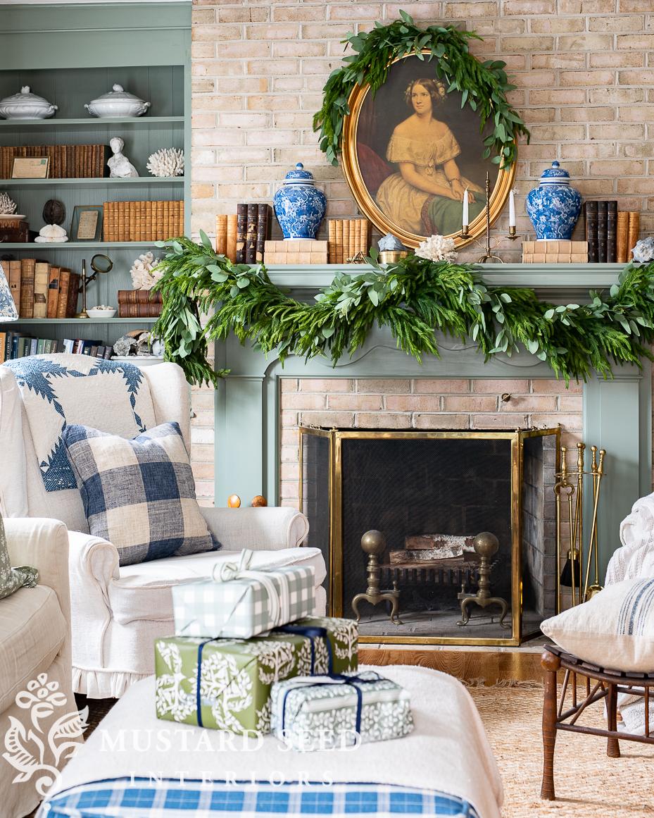 Christmas living room 2024 | miss mustard seed
