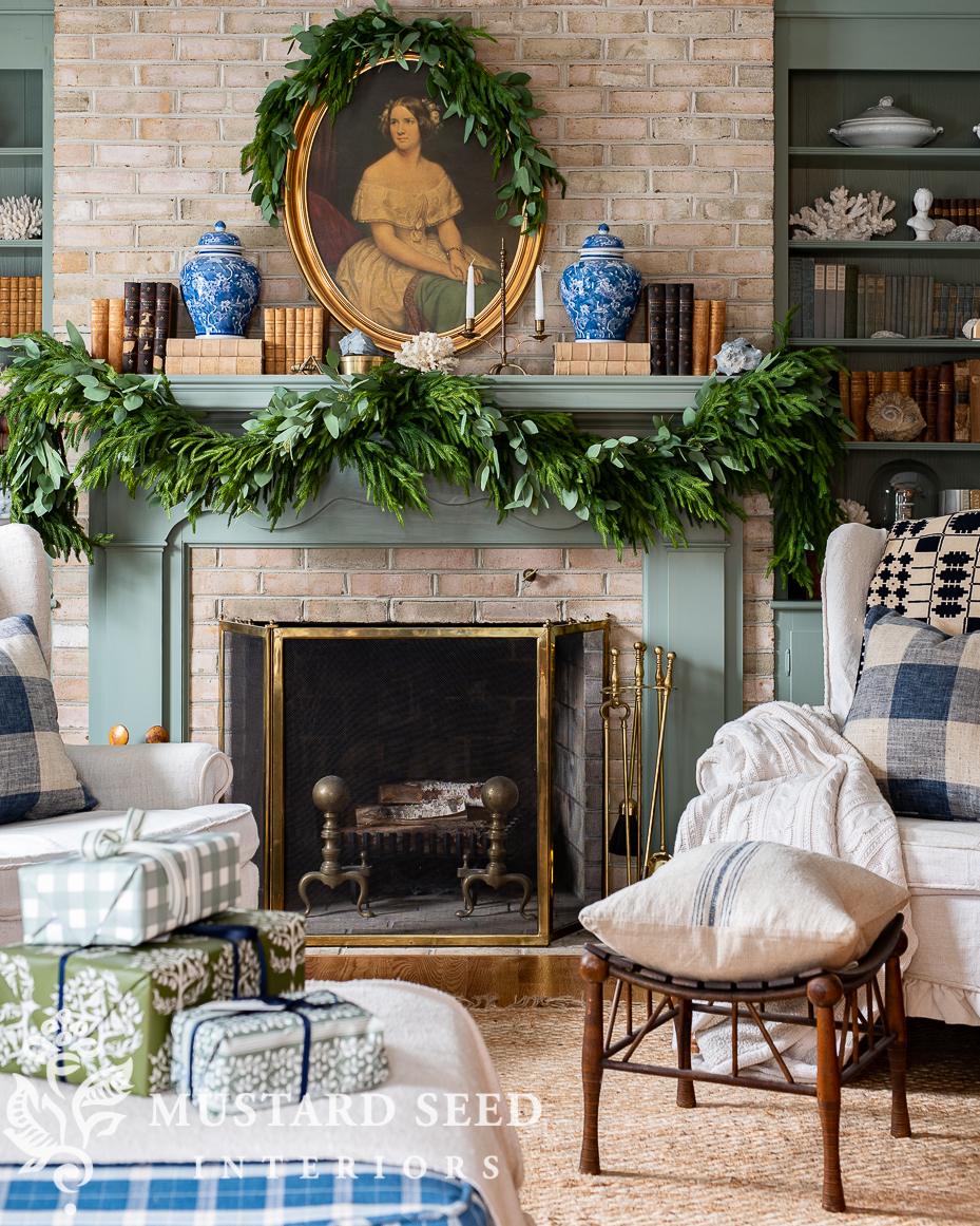 Christmas living room 2024 | miss mustard seed