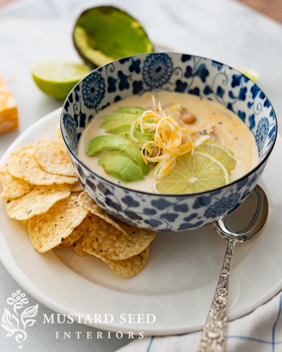 white chicken chili recipe | miss mustard seed