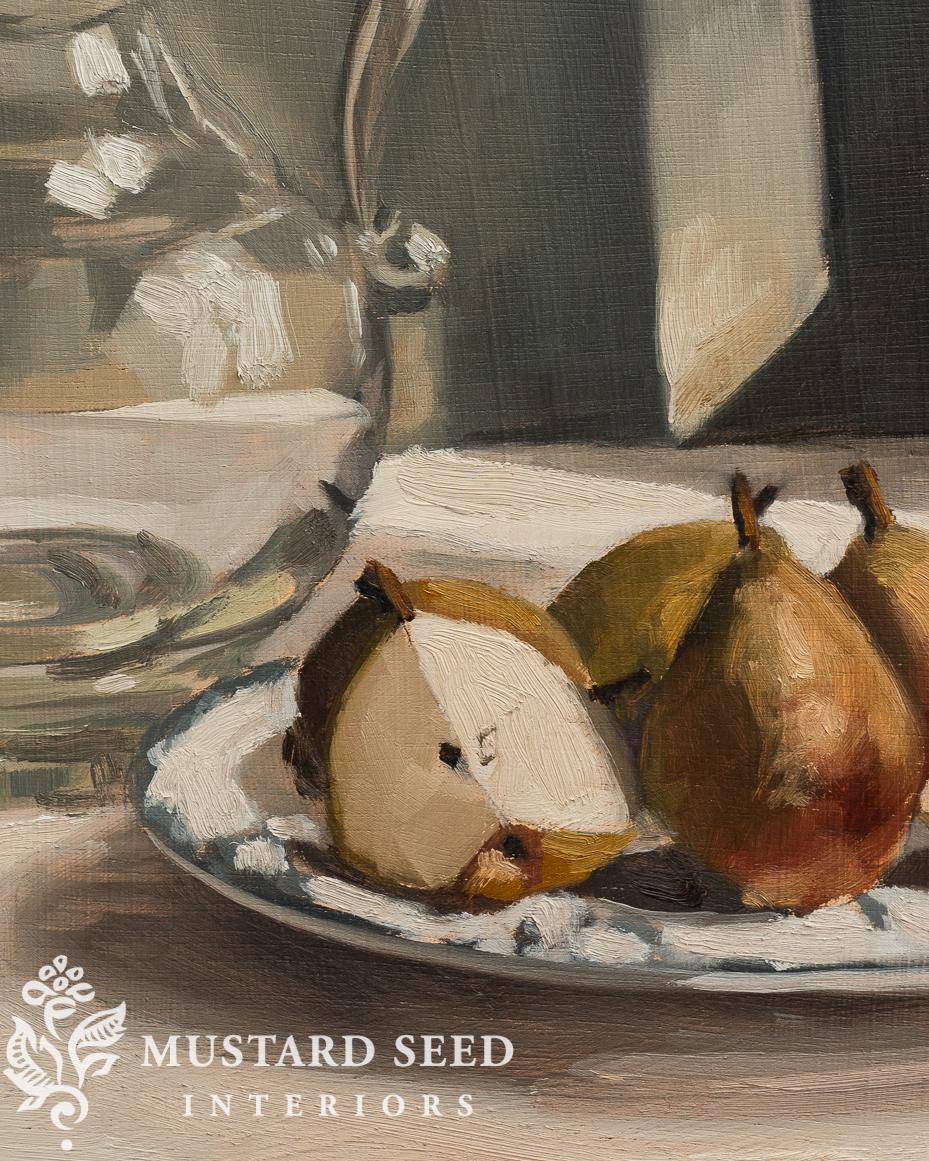 pear still life | marian parsons art | miss mustard seed
