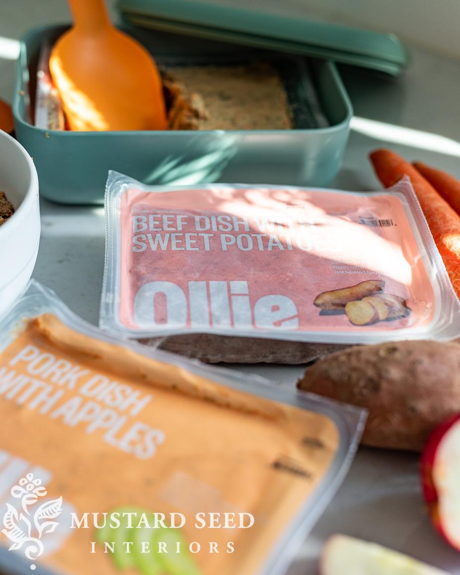 Ollie fresh dog food review | miss mustard seed