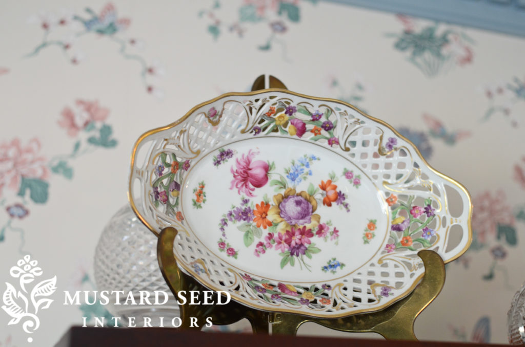 hand painted oval plates | bavarian | miss mustard seed