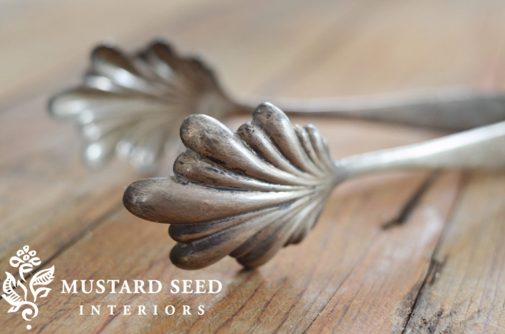 antique silver tongs | miss mustard seed