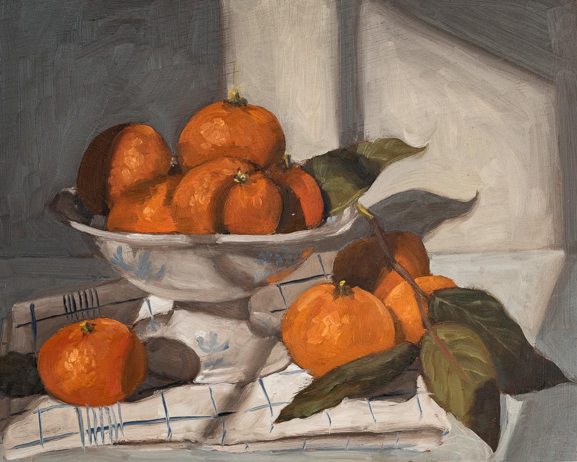 Marian Parsons original oil painting | miss mustard seed