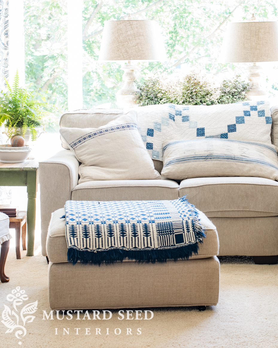 antique overshot coverlets | miss mustard seed