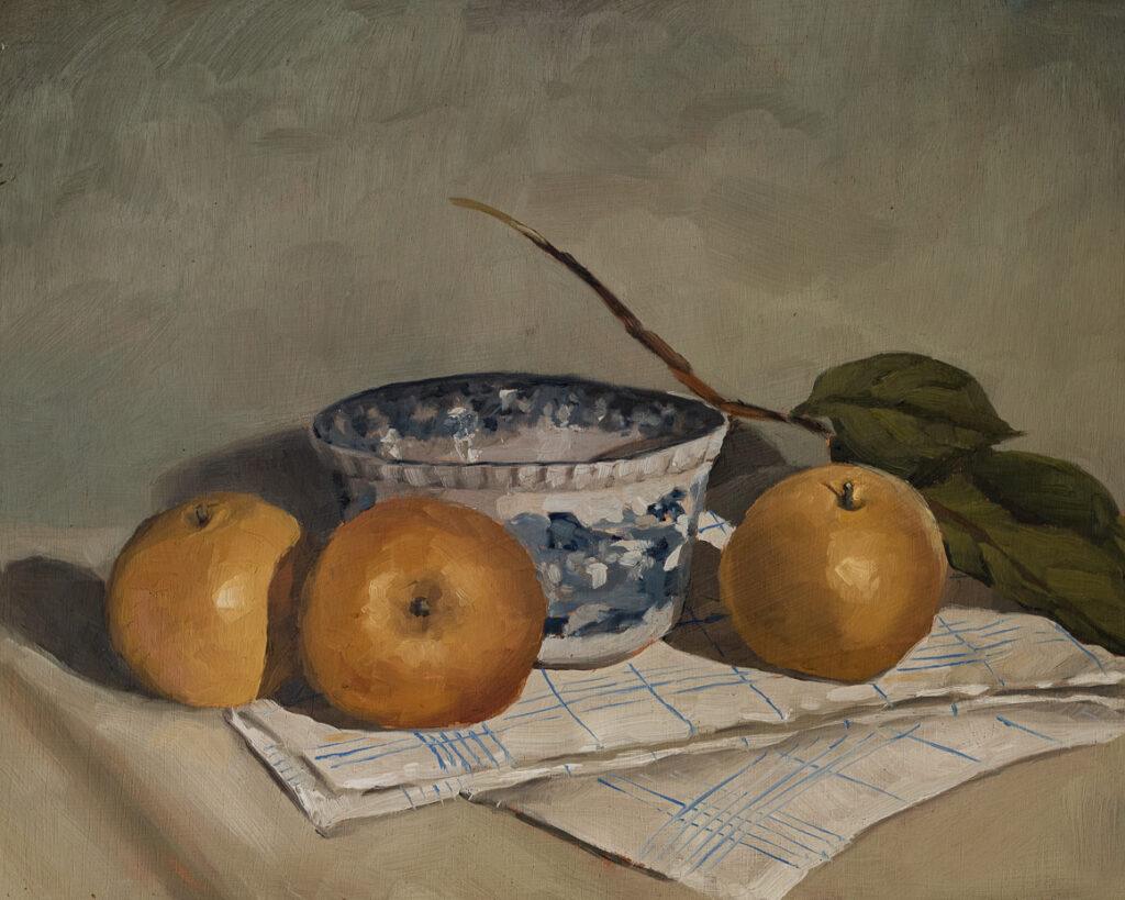 marian parsons fine art | original oil painting | miss mustard seed