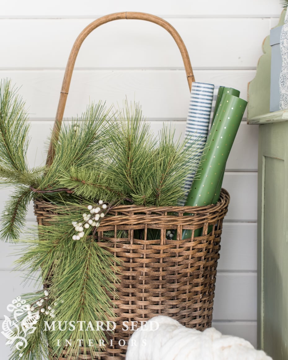 antique wicker market cart trolly | miss mustard seed