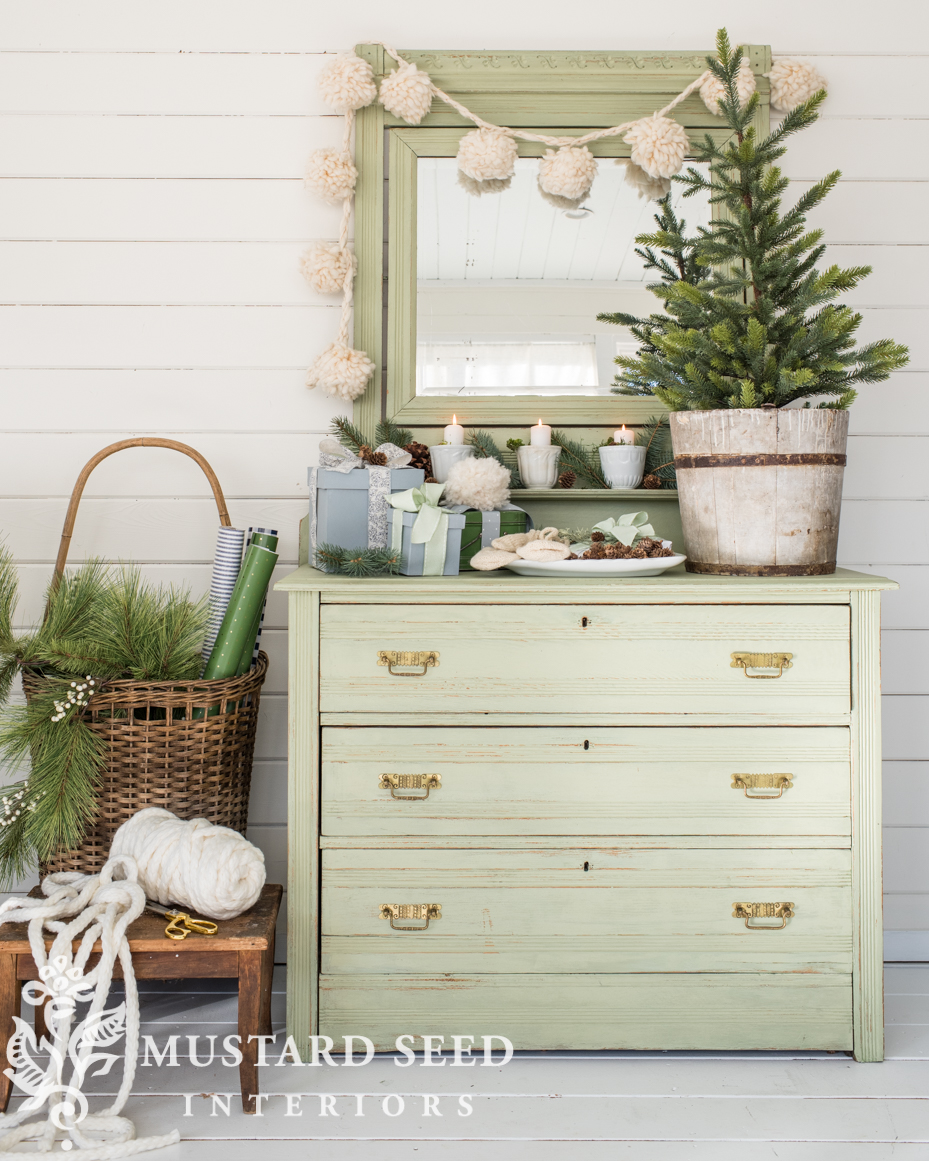 antique wicker market cart trolly | miss mustard seed