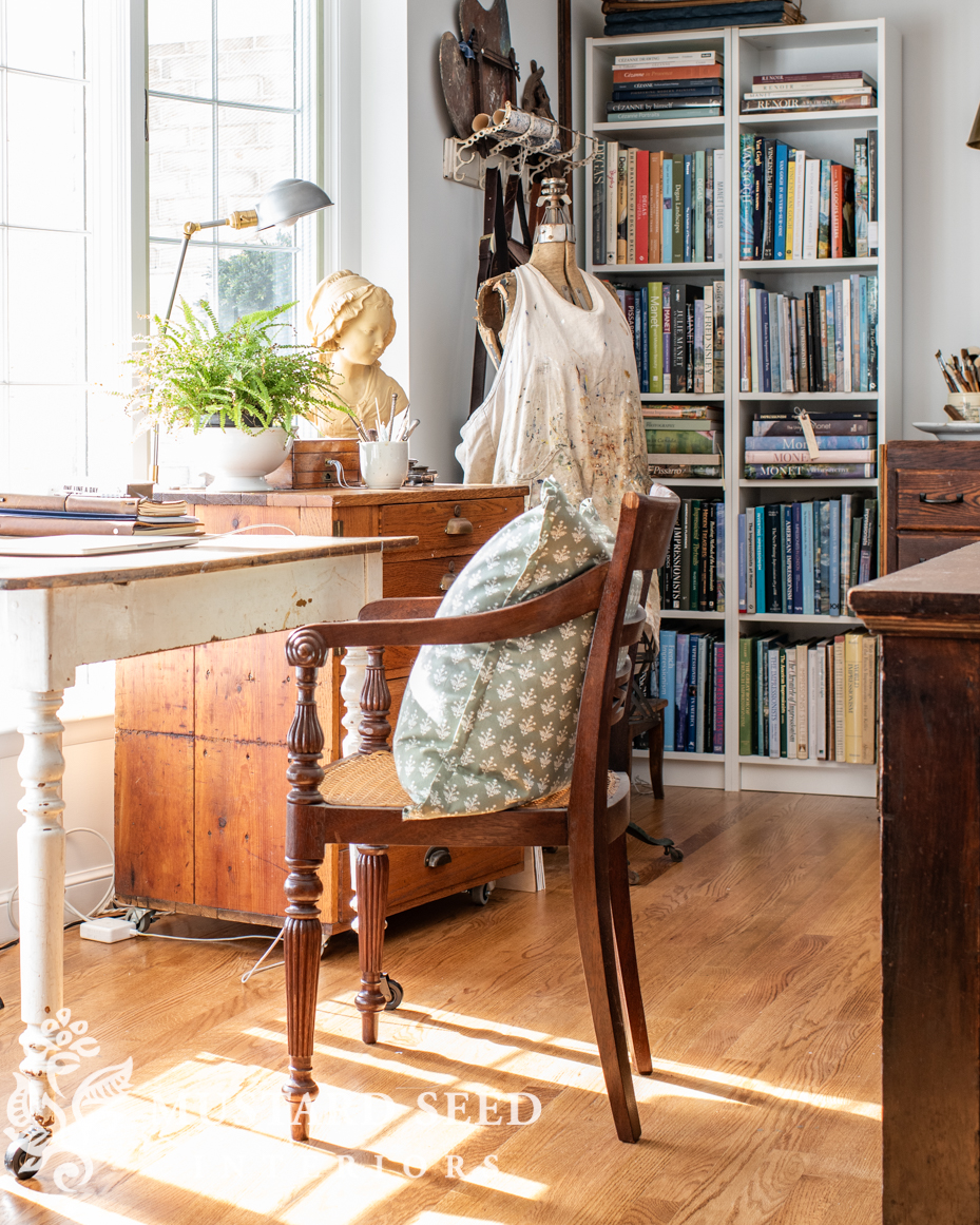 artist studio | creative workspace | miss mustard seed