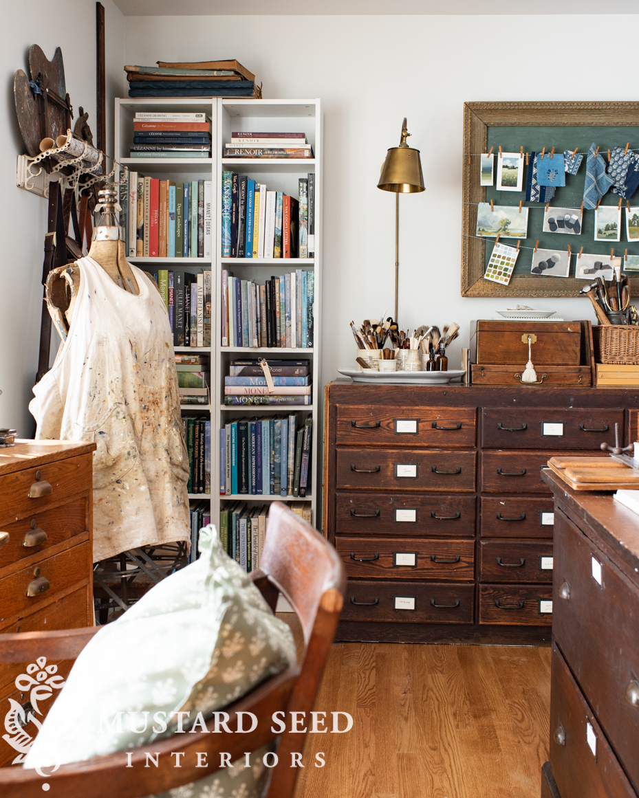 artist studio | creative workspace | miss mustard seed