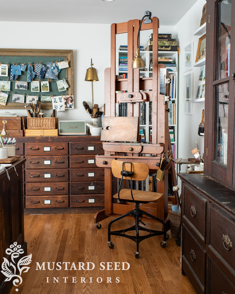 artist studio | creative workspace | miss mustard seed