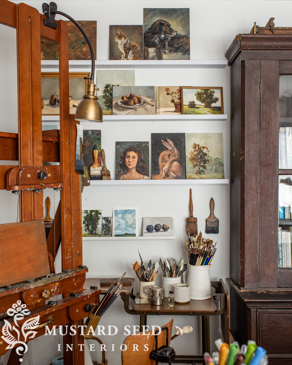 artist studio | creative workspace | miss mustard seed