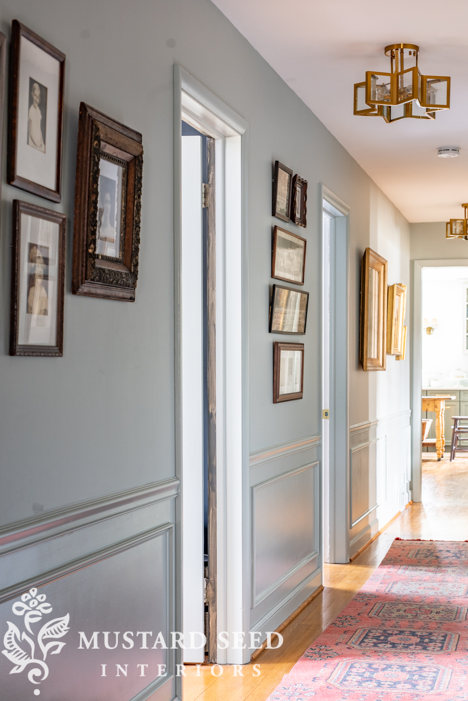 ranch house hallway makeover | miss mustard seed