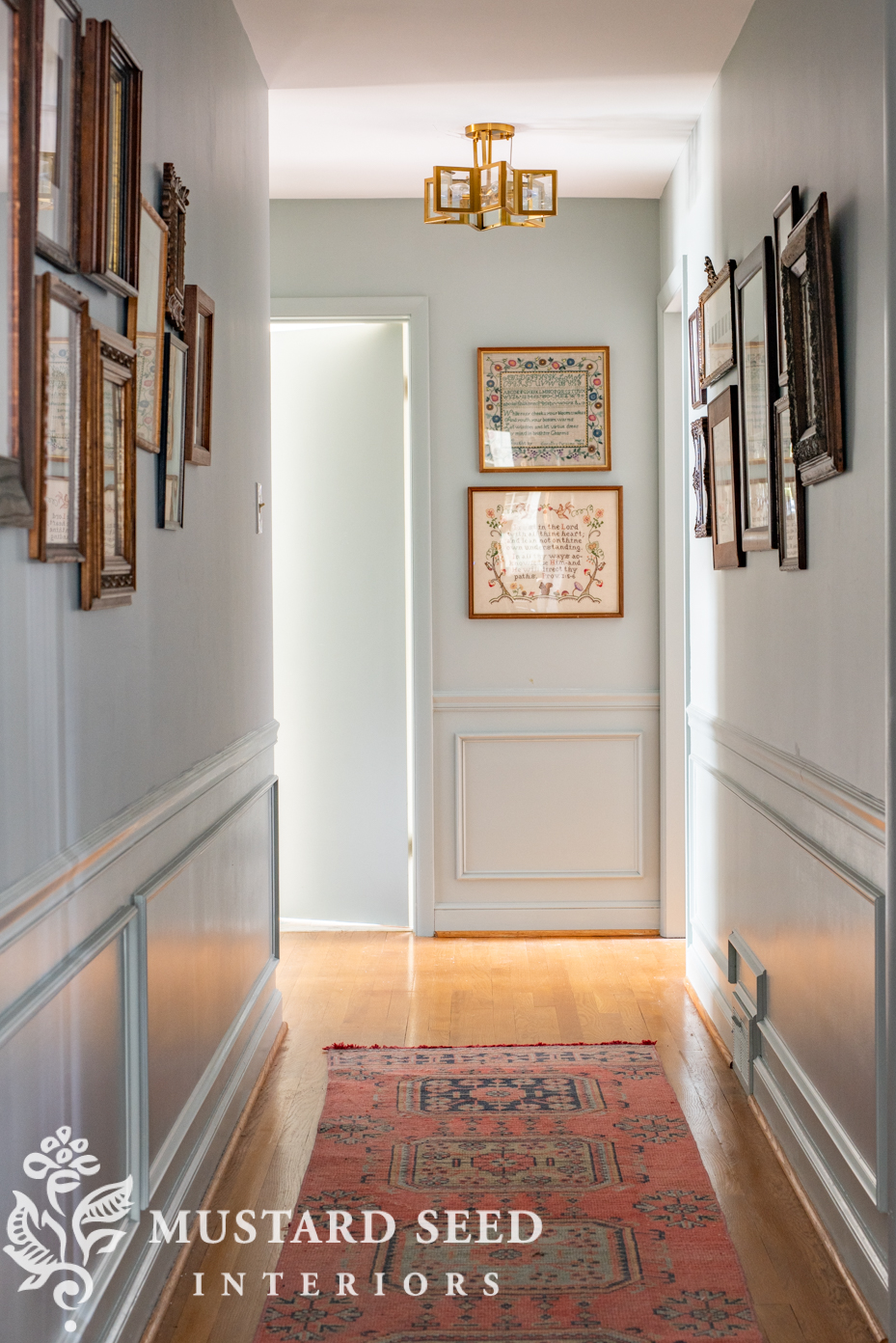 ranch house hallway makeover | miss mustard seed