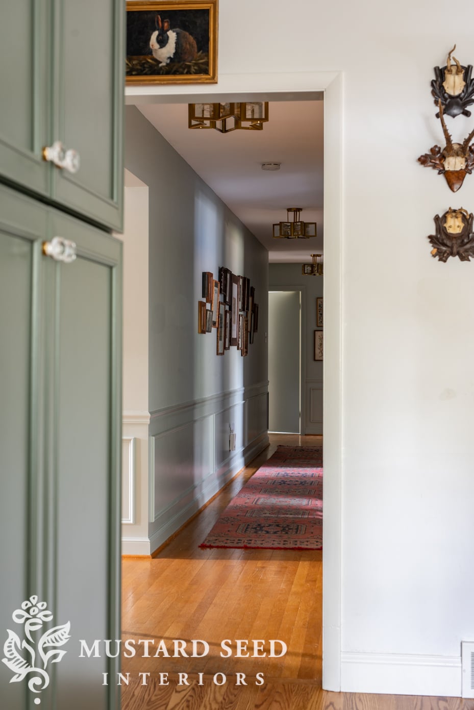 ranch house hallway makeover | miss mustard seed