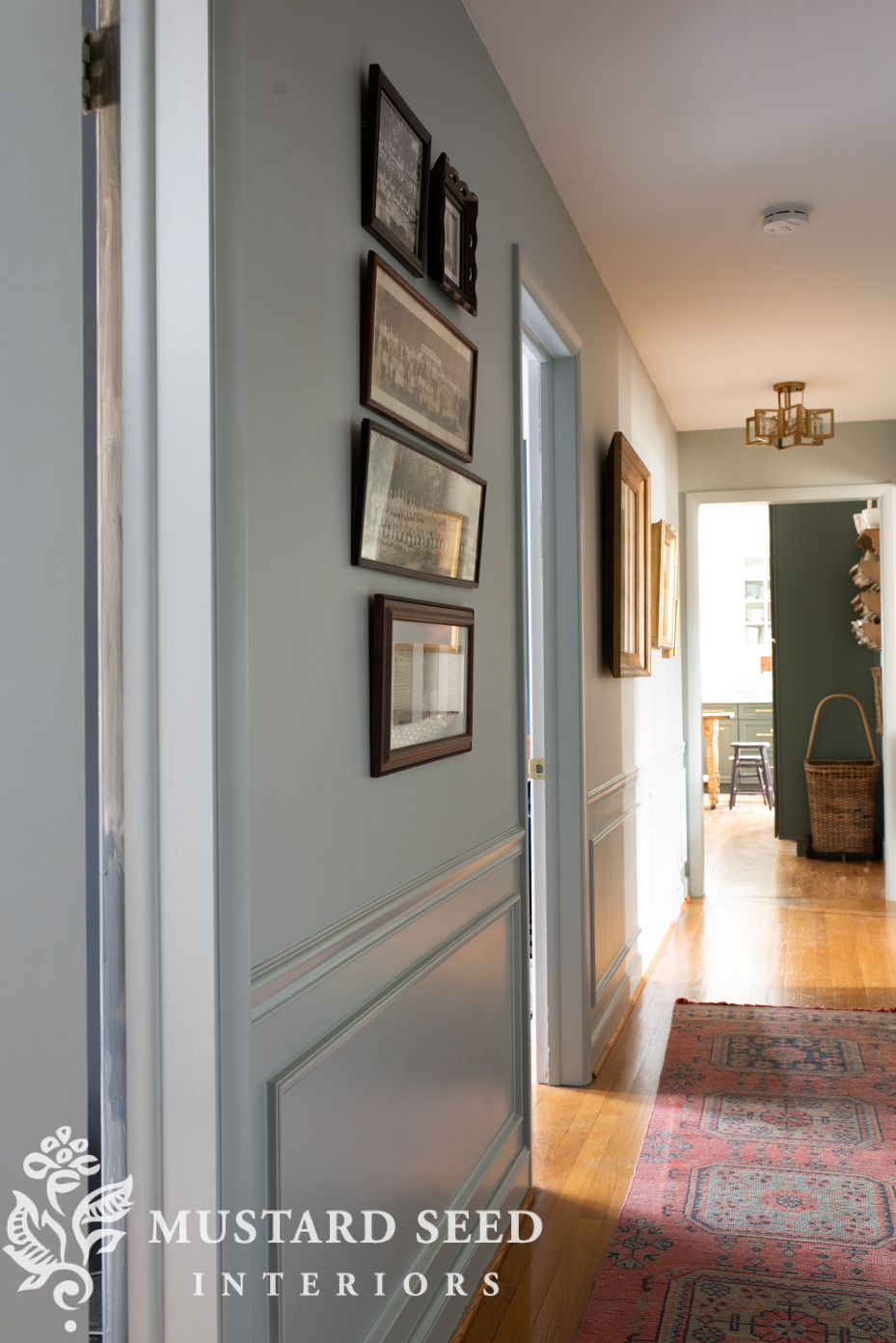 ranch house hallway makeover | miss mustard seed
