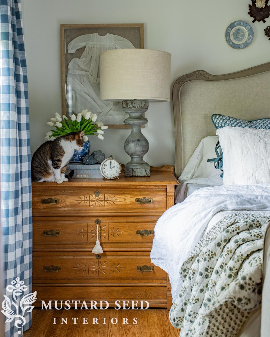 proper height for nightstands | miss mustard seed