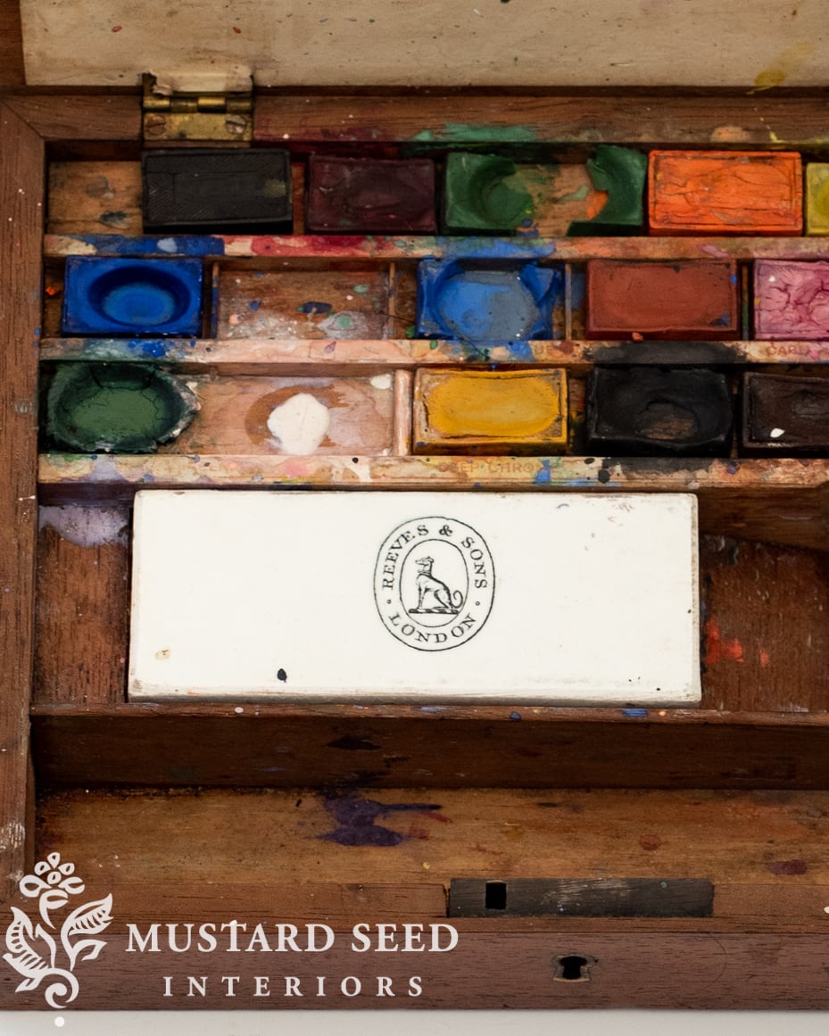 antique Reeves & Sons watercolor box | miss mustard seed