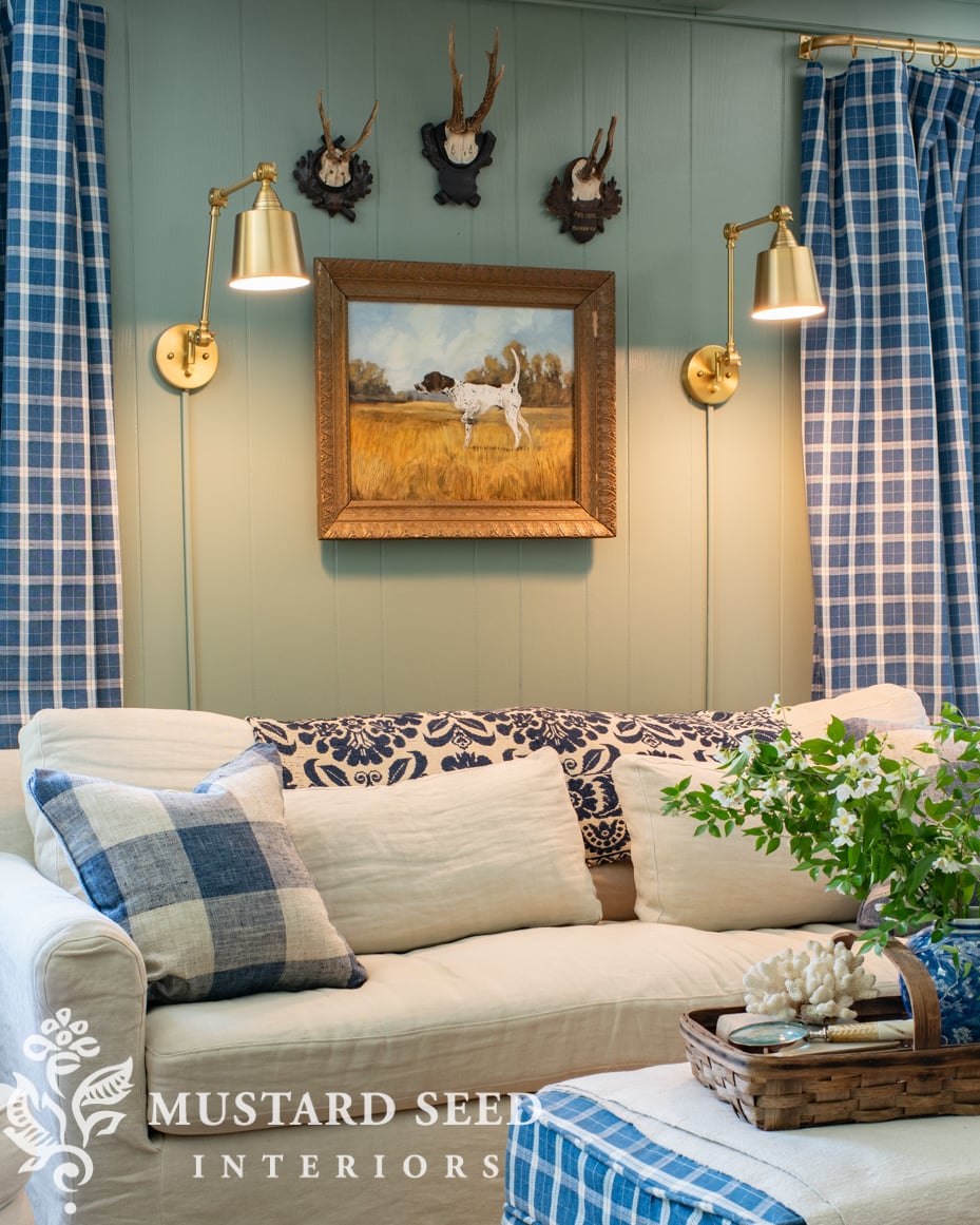 antique brass wall sconces from lamps plus | miss mustard seed
