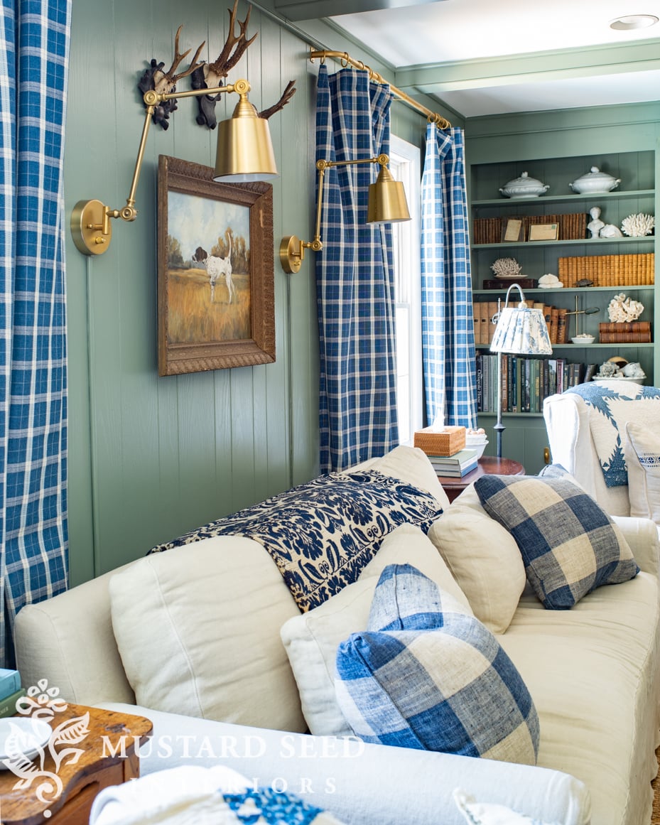 antique brass wall sconces from lamps plus | miss mustard seed
