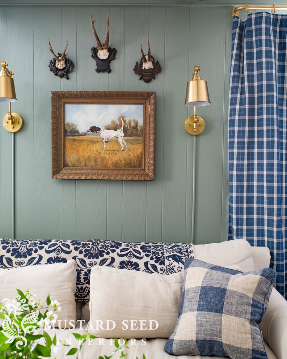 antique brass wall sconces from lamps plus | miss mustard seed