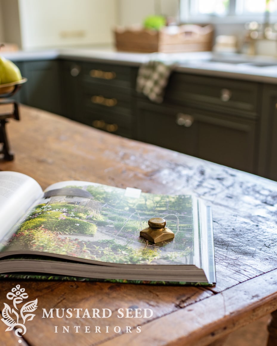 antique brass weight | miss mustard seed