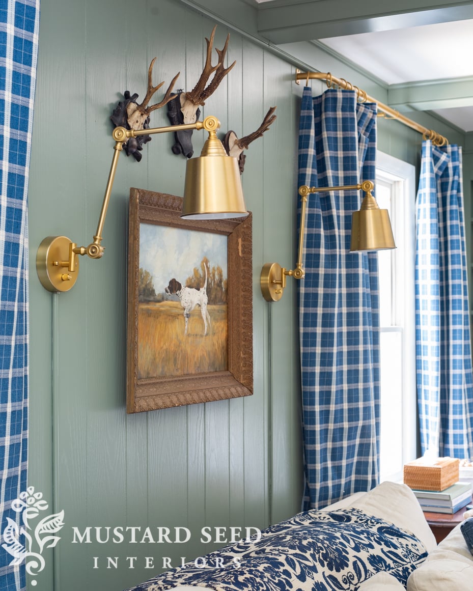 antique brass wall sconces from lamps plus | miss mustard seed