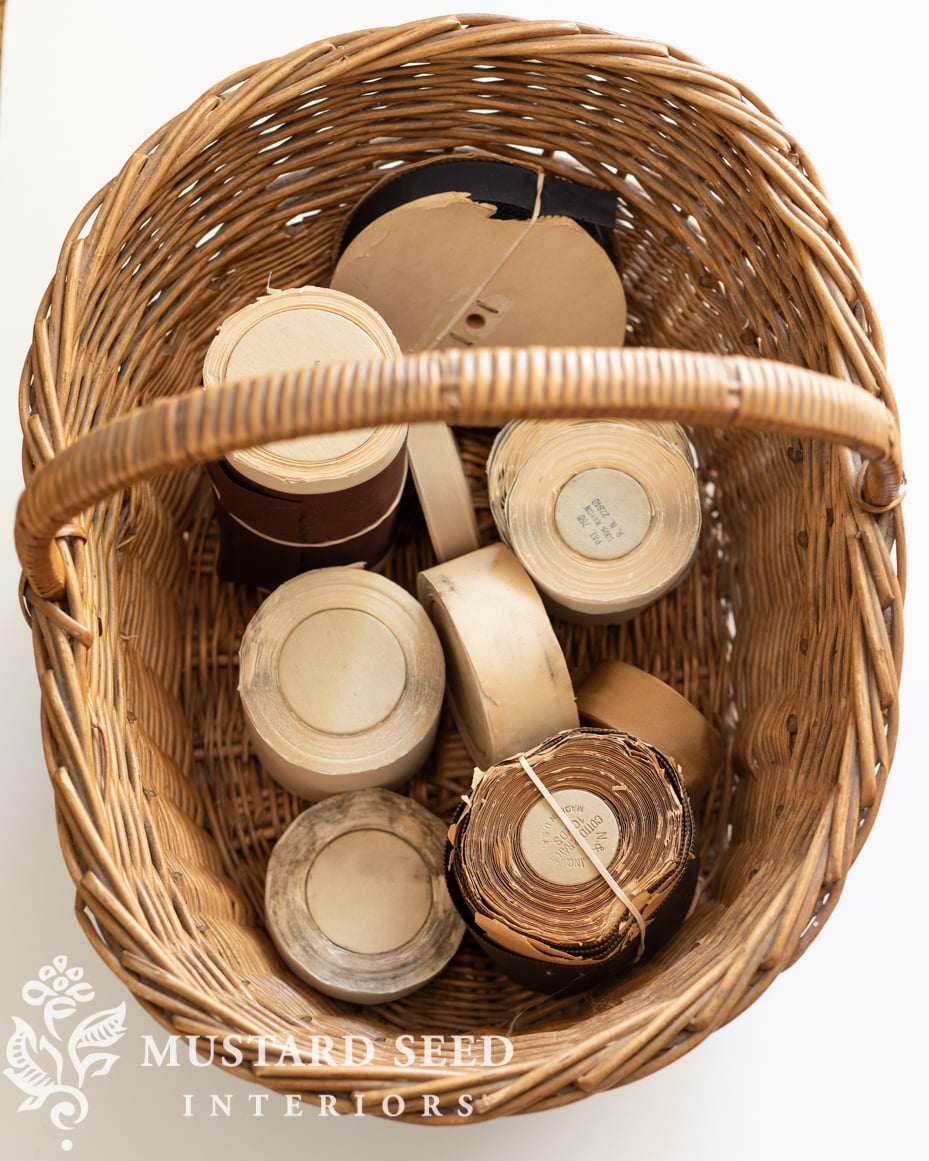 antique paper-wrapped ribbon | miss mustard seed