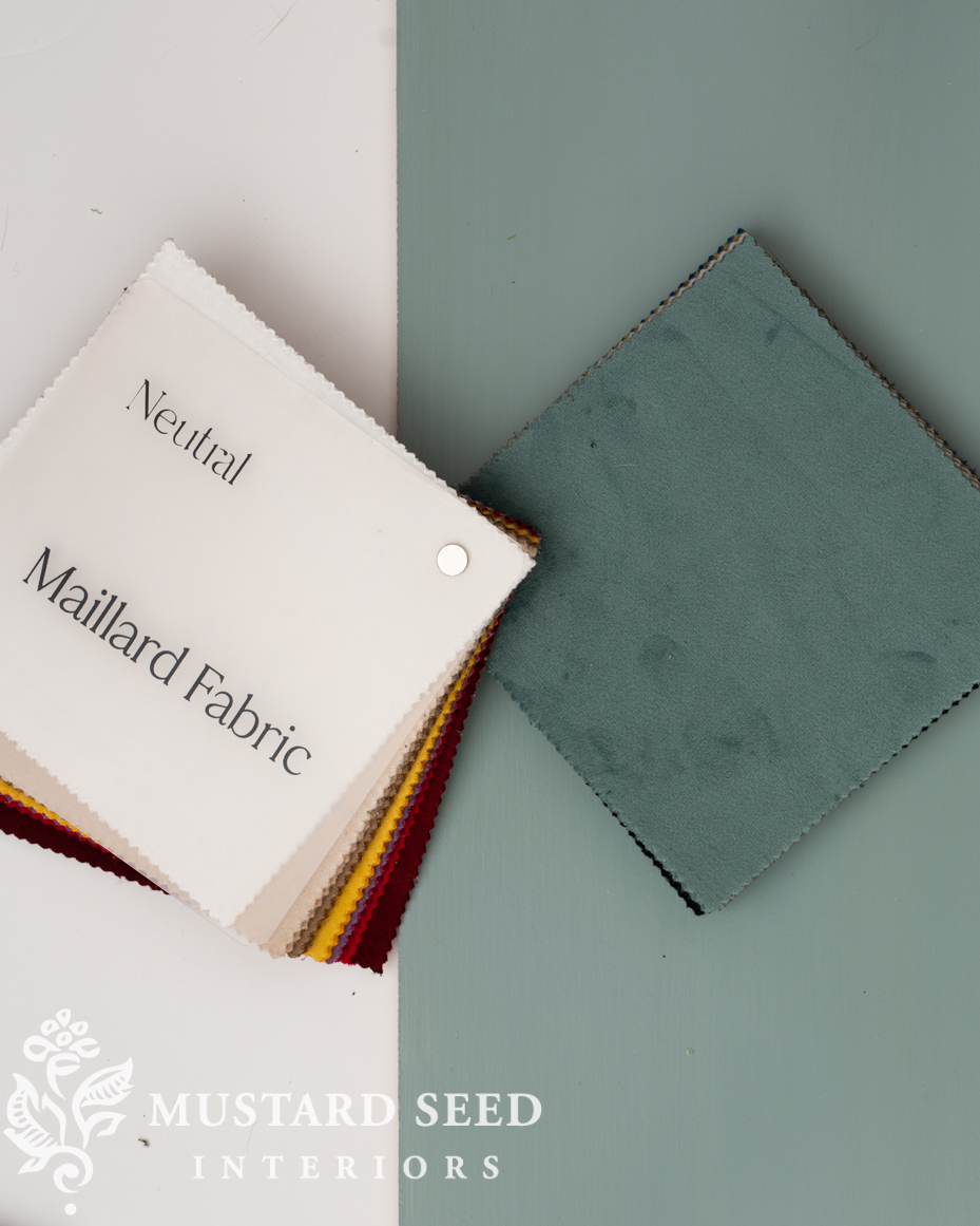 neutral curtains | dining room curtain swatches | miss mustard seed