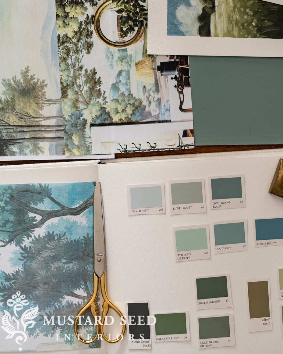 dining room mural | miss mustard seed