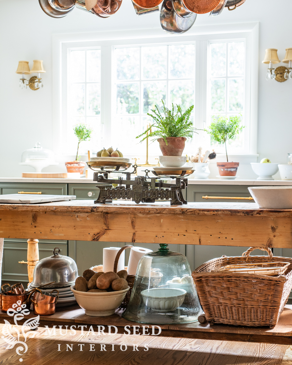 kitchen decorating | paper towel holder alternative | miss mustard seed