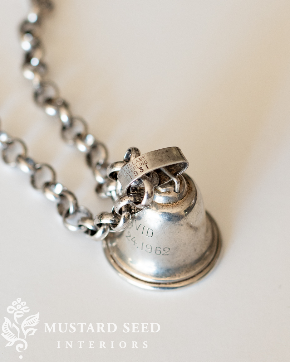 Lucketts Fall Market Purchases | necklace made from antique baby rattle teether | miss mustard seed
